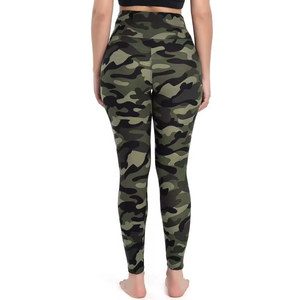 Leggings de sport pour femmes à imprimé camouflage premium, sublimation, taille haute, extensibles, pour le fitness et le yoga, doux, séchage rapide - Product Image 5