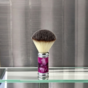 Triple lame en acier inoxydable compatible Premium Chrome 2 pour manche de rasoir fabriqué en laiton métal vierge acrylique - Product Image 2