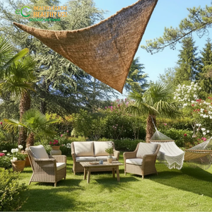 Voile d'ombrage en fibre de coco ECO2GO VIETNAM, vente en gros directe d'usine, pare-soleil extérieur écologique en maille avec bords renforcés - Product Image 5