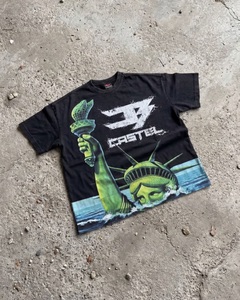 Camiseta Gráfica Urbana Extra Grande Personalizada, Corte Cuadrado, Algodón Premium, Tacto Suave, 100% Algodón - Product Image 1