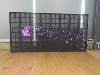 Уличный водонепроницаемый полноцветный светодиодный экран X-color P3.91-7.81 с высокой яркостью, читаемый при солнечном свете, для стеклянных витрин