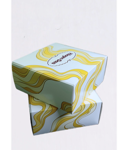 Caja de Papel Cuadrada Ecológica de Alta Gama con Logotipo Personalizado, Caja para Alimentos Congelados de Grado Alimenticio, Caja para Pasteles, Helados y Sushi - Product Image 4