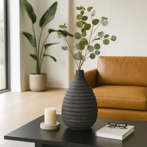 Elegante Colección de Jarrones de Flores de Lujo Contemporáneo, Jarrón Decorativo Floral, Jarrón de Flores de Estilo Escultura Moderna de Lujo - Product Image 1