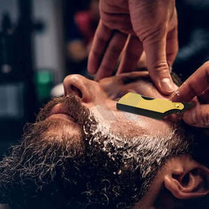 Rasoirs droits professionnels pour hommes, kit de rasage de barbier à bord droit, rasoir de sûreté pour rasage ras du coup et coupe de barbe, shavette - Product Image 6