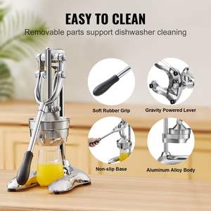 Commercial Grade <b>Manual</b> Citrus <b>Juicer</b> Press Easy-to-Clean Fruit <b>Juicer</b> for Lemon <b>Orange</b> Pomegranate Juice - Product Image 6