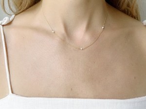 Freshwater Pearl Beaded <b>Necklace</b> Dainty Minimalist Pearl <b>Necklace</b> for Women Real Pearl Jewelry Elegant Handmade Gift - Product Image 4