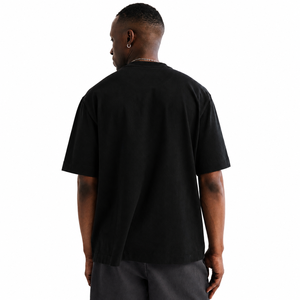 2026 Black Short Sleeve <b>Henley</b> T-<b>Shirt</b> Regular Fit Casual Style 100% Cotton Jersey Fabric O-Neck Design - Product Image 2