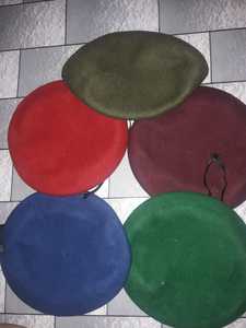 Wholesale Reproduction Wool Uniform in Winter As New Style United Nations Blue <b>Berets</b> Hats - Product Image 3