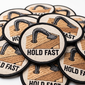 Round <b>Peg</b> Tenon Woodworking Joint Embroidery Patch Custom Bulk Manufacturer - Product Image 4