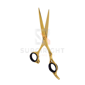 Ciseaux de barbier élégants couleur or, ciseaux professionnels pour couper les cheveux, acier inoxydable par Blush Surgical - Product Image 5