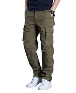 กางเกงคาร์โก้ของผู้ชายกางเกงใส่ทำงานผ้าฝ้าย6XL ลำลองสำหรับฤดูใบไม้ผลิฤดูร้อนกางเกงฤดูใบไม้ร่วง - Product Image 2