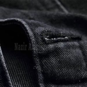 Veste d'hiver pour homme en jean, vêtement d'extérieur décontracté et élégant, veste chaude pour le froid, style streetwear - Product Image 6
