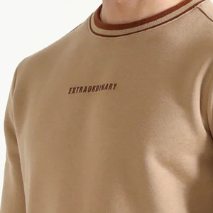 เสื้อสเวตเชิ้ตฤดูหนาวปรับแต่งได้ 100% ผ้าฝ้าย ผลิตจากวัสดุเนื้อนุ่ม เป็นมิตรกับสิ่งแวดล้อม ระบายอากาศได้ดี เหมาะสำหรับกิจกรรมกลางแจ้ง - Product Image 2