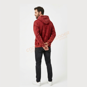 Oferta Especial: Sudadera con Capucha Personalizada de Algodón Terry, Oversize, Holgada y de Corte Cuadrado, con Lavado Ácido y Estampado Puff de Alto Gramaje - Product Image 3