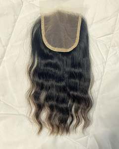 100% cheveux vierges indiens non transformés temples alignés par cuticules douces et lisses cheveux humains en vrac avec style de vague profonde lâche - Product Image 6
