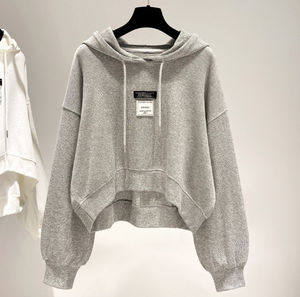 Sweat-shirt à capuche zippé pour femmes et hommes, 300 GSM, doux, manches longues, vêtements de sport décontractés, vêtements de détente, sweat-shirt chaud pour l'extérieur - Product Image 2