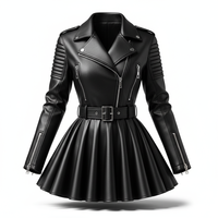 Veste en cuir de mouton pour femmes, imperméable, respirante, écologique, taille XL, sur mesure, OEM, vente en gros