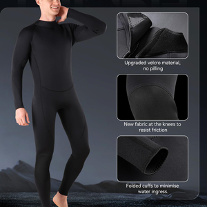 Combinaison de plongée professionnelle pour hommes, design sans couture sous les aisselles, combinaison de plongée pour une mobilité maximale, vêtements de sport sous-marins - Product Image 4