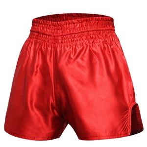 Pantalones Cortos de Muay Thai con Logotipo Personalizado al por Mayor, Pantalones Cortos de Kickboxing con Apliques de Llamas Negras, Pantalones Cortos de Boxeo MMA Transpirables, Pantalones de Artes Marciales - Product Image 6
