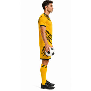 Tenue de football professionnelle personnalisée, kit d'entraînement de football respirant 100% polyester anti-UV, impression personnalisée, vente en gros - Product Image 5
