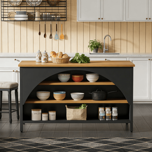 Mobiletto da Cucina per Organizzazione e Presentazione, Isola Cucina dal Design Elegante - Product Image 4