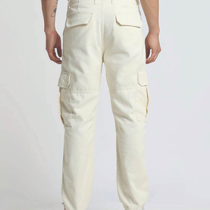 กางเกงคาร์โก้ลำลองคุณภาพสูงหลายกระเป๋าสำหรับผู้ชาย โลโก้สั่งทำได้ สีพื้น กันน้ำ ระบายอากาศได้ดี ผ้าแคนวาสน้ำหนักเบา ราคาถูก - Product Image 5