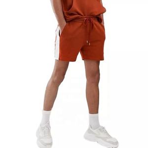 Conjunto de chándal deportivo para hombre, chándal liso y corto de Color personalizado, 100% algodón, venta al por mayor - Product Image 3