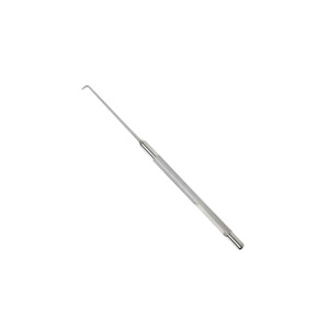 Crochet de maintien des tumeurs 5 mm de long, à extrémité arrondie à 90 degrés, longueur 160 mm, rétracteurs de paupières - Product Image 1