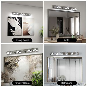 Lampada LED da 43 Pollici per Specchio da Bagno, 18W, 6 Luci, Illuminazione Moderna per Bagno - Product Image 5
