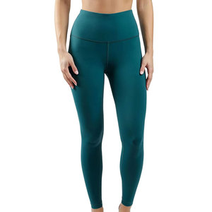 Women's High Waist Elastic Waist Breathable Quick Dry Plus Size Gym <b>Leggings</b> Tummy <b>Control</b> Workout Pants Solid Pattern - Product Image 1