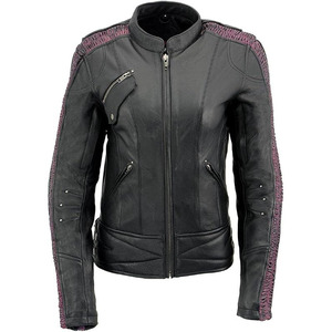 Veste en cuir embossé pour femmes SAMROZ SPORTS - Product Image 4