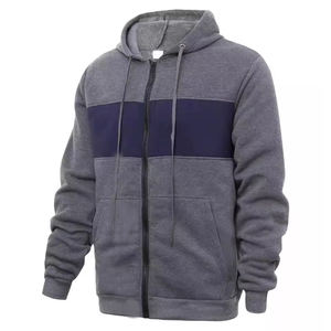 Sudaderas con capucha para hombre de marca, con cremallera, transpirables, estilo streetwear, de moda, extragrandes, sostenibles, de marca privada. - Product Image 2