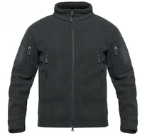 Vestes zippées intégrales personnalisées en micro polaire à capuche et col montant, séchage rapide, imperméables et respirantes pour hommes – Uniforme d'entreprise – Vente en gros