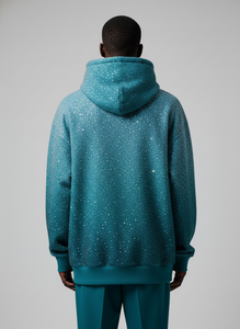 Conjunto de Sudadera con Capucha Personalizada con Pedrería para Hombre, 500 g/m², Estilo Urbano, Lavado Ácido, Talla Grande, OEM, Marca Privada - Product Image 4