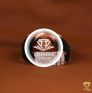 Reloj de Diamantes Personalizado para Hombre, Reloj de Pulsera de Cuarzo de Lujo, Acero Inoxidable, Diseño con Cristales, con Indicador de Fecha - Product Image 2