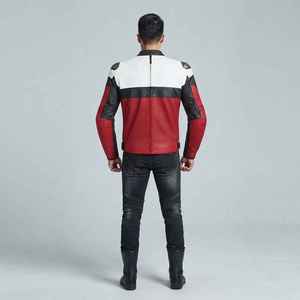 Chaqueta de Motociclismo Impermeable para Hombre, Cuello Alto, Logotipo Frontal, Protección con Armadura, para Carreras y Deportes - Product Image 5