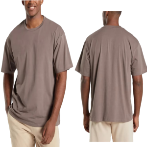 T-shirt uni moderne et élégant pour homme, été, coton doux, respirant, léger, col rond, manches courtes, décontracté, confortable, tendance - Product Image 5