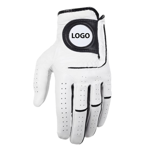 Premium Quality Custom White Sheepskin Cabretta Leather Non-Slip Men's <b>Golf</b> Gloves High-End Genuine Leather Packaging Sports - Product Image 3