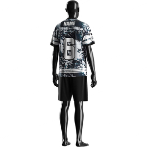 เสื้อฟุตบอลอเมริกันผู้ชาย OEM ป้องกันแบคทีเรีย ระบายอากาศได้ดี ชุดกีฬาทีมแบบสั่งทำ - Product Image 4