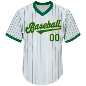 Custom Printed Baseball Jersey Front Unisex Adult Breathable Polyester Sportswear Uniform Set OEM Service - Product Image 6