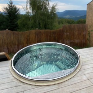 อ่างสปาสแตนเลสขนาด150ซม. พร้อมหัวนวด2คนและไฟ LED 2ดวงสำหรับห้องน้ำในวิลล่าโรงแรมรีสอร์ทกลางแจ้ง - Product Image 4