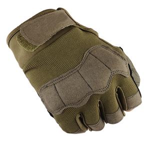Gants pour hommes pour la musculation, le powerlifting et la musculation en salle de sport, avec poignets ajustables, demi-doigts, nouveau style, gants camouflage vert - Product Image 6