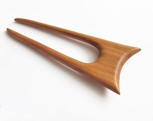Wooden U Shape Hair Fork Handmade Natural Wood Hair <b>Pin</b> For Women <b>Bun</b> Stick Hair Accessories - Product Image 6
