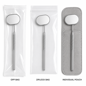 กระจกแต่งหน้าสแตนเลสทรงรีแบบพกพา MANAN INSTRUMENTS สำหรับต่อขนตาอย่างแม่นยำ - Product Image 6