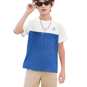 เสื้อยืดเด็กไซส์ใหญ่ขายดีที่สุด บริการ OEM ราคาส่งถูก ผลิตจากผ้าฝ้าย 100% ผลิตในประเทศปากีสถาน - Product Image 3