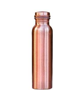 Botella de Agua de Cobre Metálico Impresa Shree Shakti Exim de 2L con Tapa - Artículos Promocionales para Bebidas para la Escuela, Oficina, Gimnasio y Yoga - Product Image 2