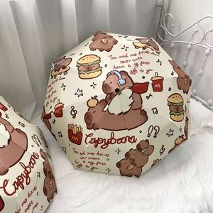 Cartoon With Uv Protection Digital Printing Cute Korean Pongee Umbrella for Women Support Customization Travel - Product Image 1