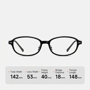Lunettes anti-lumière bleue vintage à monture intégrale RTS avec monture en acétate faite à la main de haute qualité, verres AC, logo personnalisé pour hommes et femmes 2026 - Product Image 2