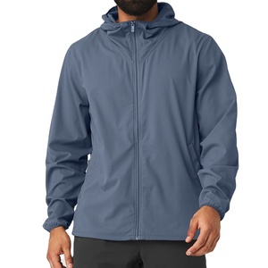 New Zipper Stand Collar Windproof Breathable Front Customized Color <b>Jacket</b> Men Casual Flight Design Men's Windbreaker <b>Jacket</b> - Product Image 1