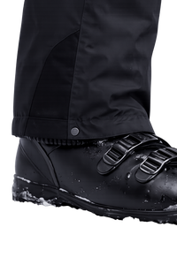 Pantalon de ski homme personnalisable imperméable 10K respirant avec col à capuche rembourré en Tex, poignets renforcés, fermetures éclair ventilées, blocs de couleur - Product Image 5